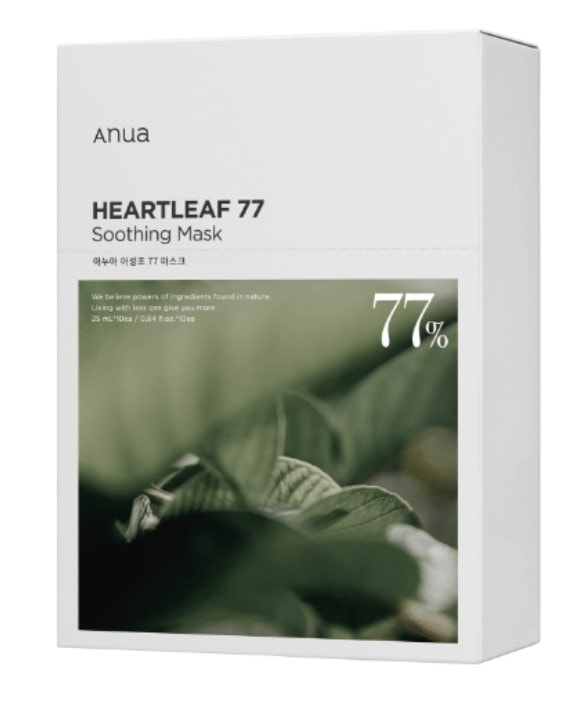 ANUA HEARTLEAF 77% SOOTHING SHEET MASK 25ml_GLB (1PC)