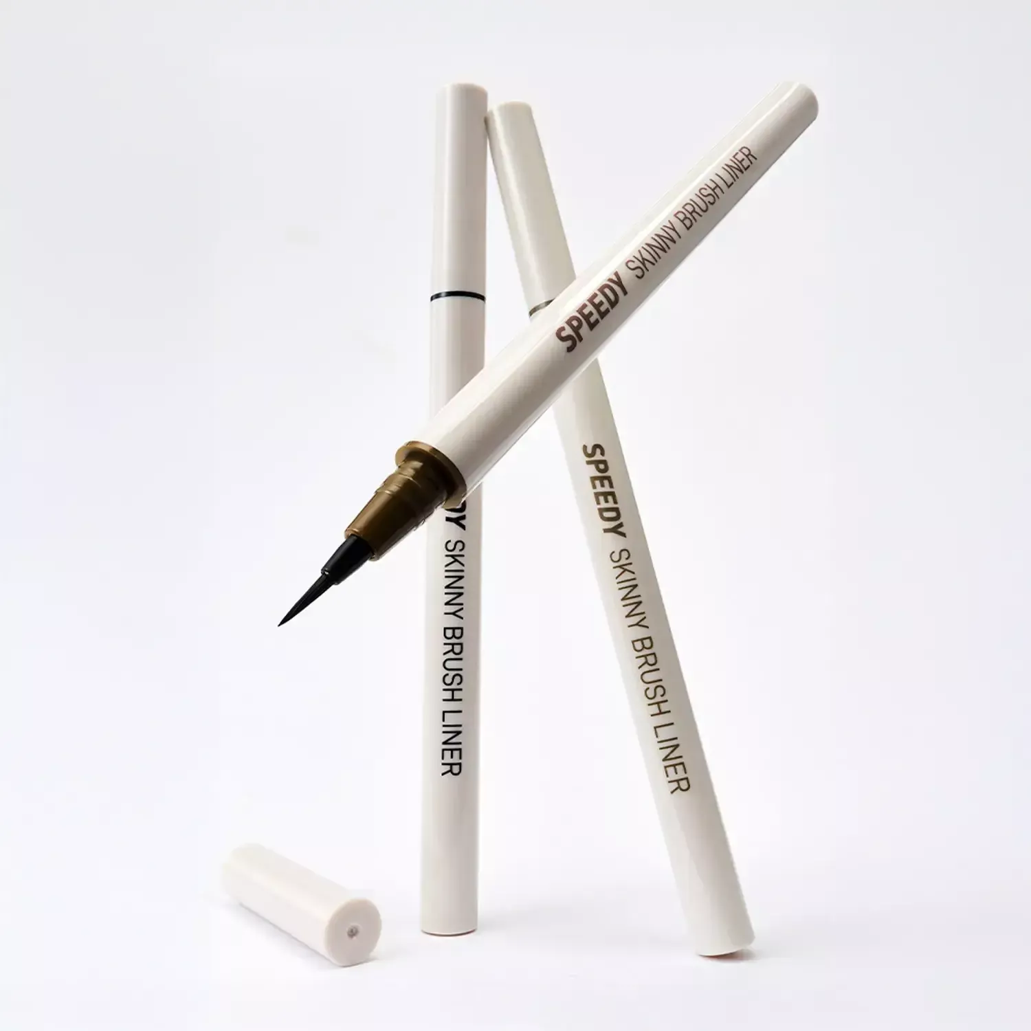 PERIPERA SPEEDY SKINNY BRUSH LINER 01 HAZEL BLACK