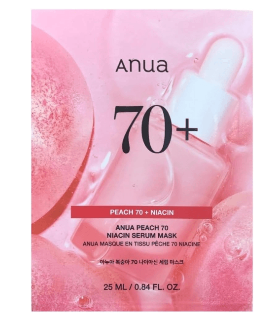 ANUA PEACH NIACIN SERUM MASK 25g (1PC)