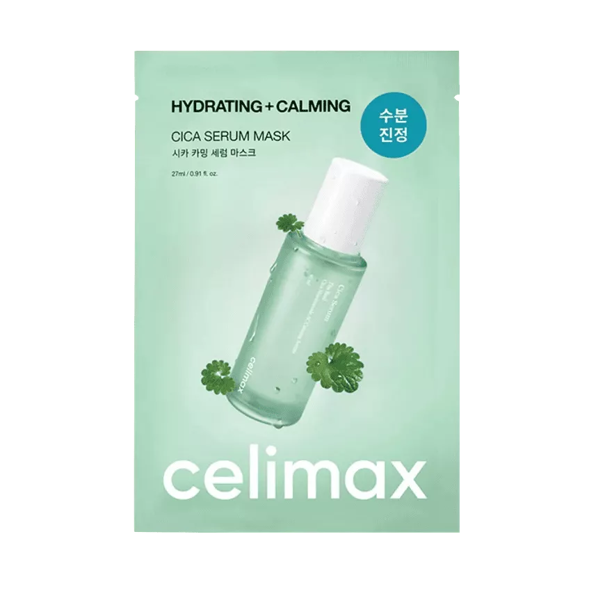 CELIMAX THE REAL CICA CALMING SERUM MASK 1EA