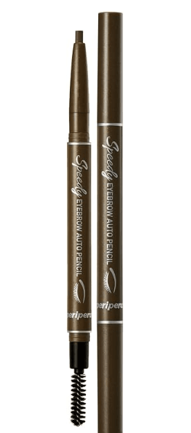 PERIPERA SPEEDY EYEBROW AUTO PENCIL 01 BLACK BROWN
