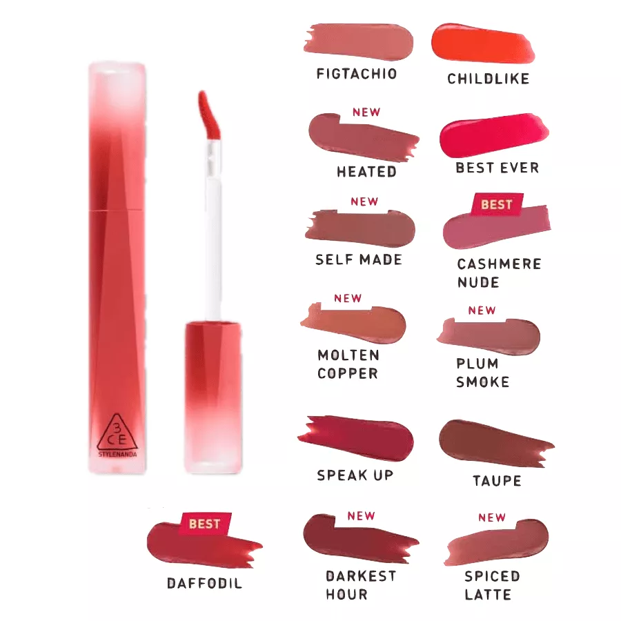 3CE VELVET LIP TINT PLUSH #27 PLUM SMOKE