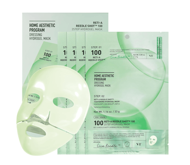 VT RETI-A REEDLE SHOT® 100 2STEP HYDROGEL MASK_4ea
