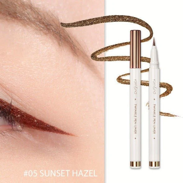 rom&nd TWINKLE PEN LINER 05 SUNSET HAZEL