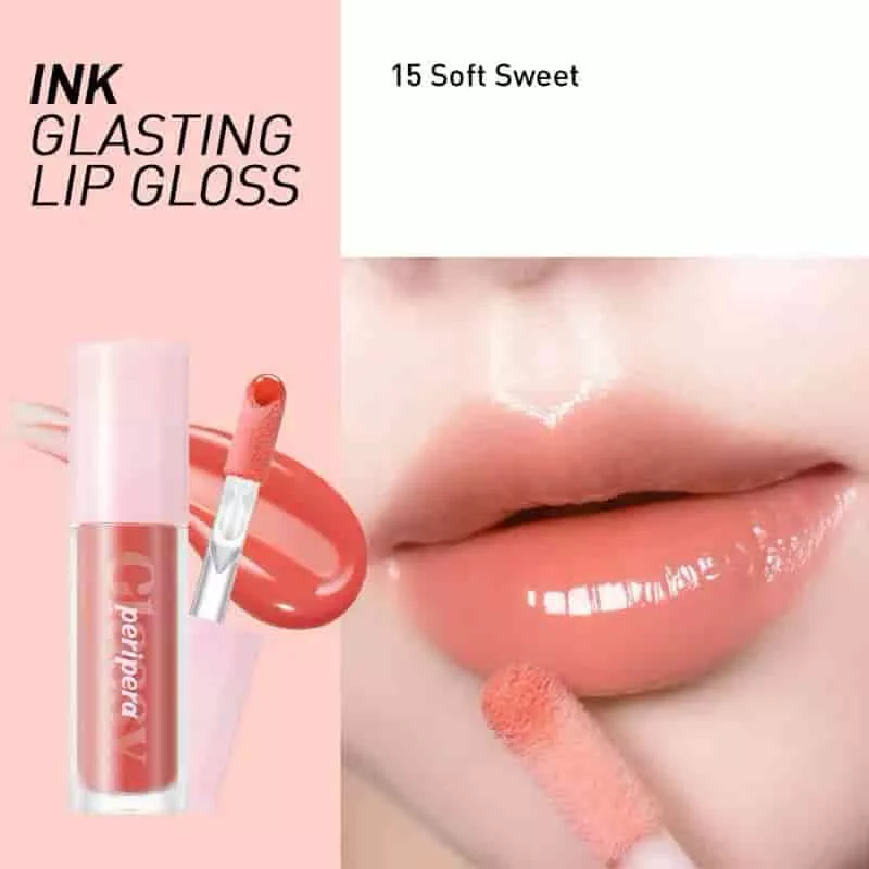PERIPERA INK GLASTING LIP GLOSS 15 SOFT SWEET