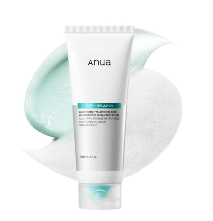 ANUA PDRN HYALURONIC ACID MOISTURIZING CLEANSING FOAM 150ml_EU